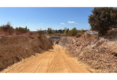 Avanzamos en Mina Santa Catalina, finalizada la Trinchera del emboquille (Hiendelaencina-Guadalajara)